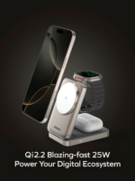 Momax - Charge Q.Port² Qi2 25W 3-in-1 Magnetic Wireless Charging Stand - Figura 3